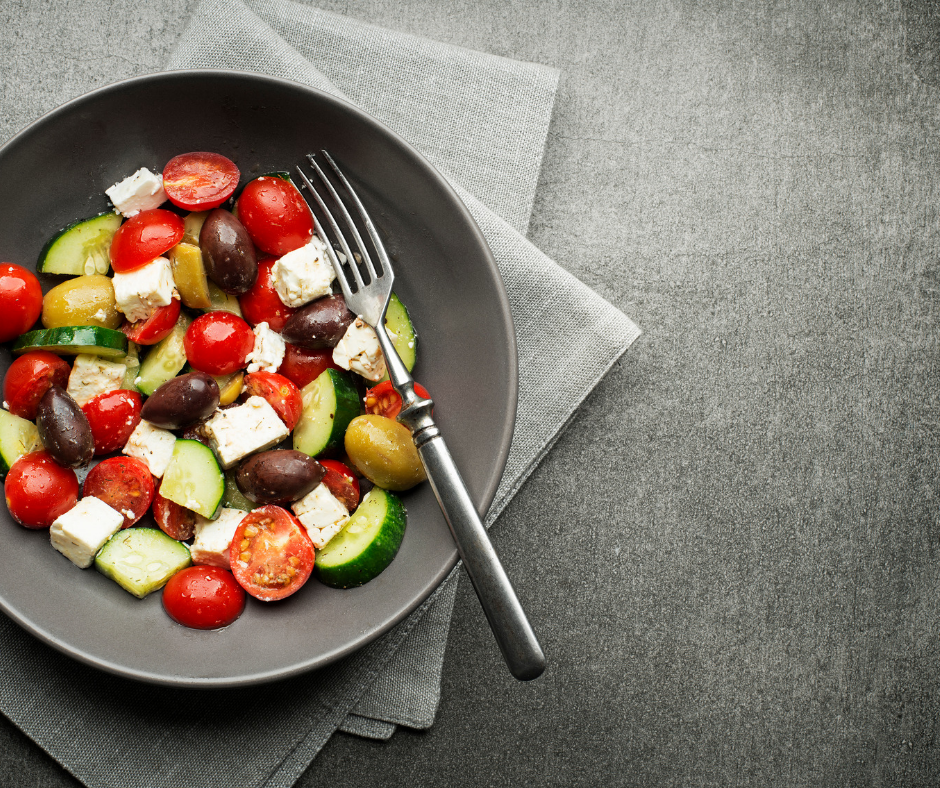 Summery Olive & Goat Cheese Salad